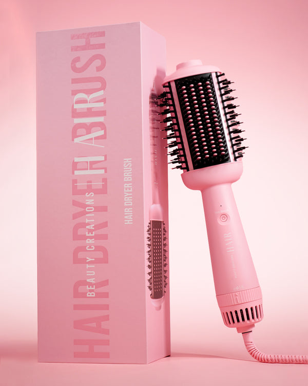 Beauty Creations Hair - Cepillo Secador de Pelo - Rosa
